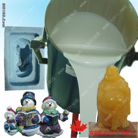 Silicon rubber for resin products