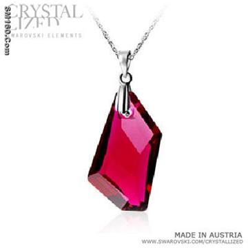 6670 24mm 501 Ruby CRYSTALLIZED Swarovski Pendants