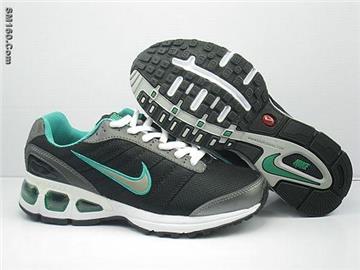 Womens Nike airmax 5k shoes black green -FREE SHIPPING