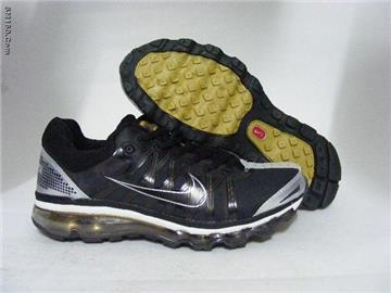nike men shoes airmax 2009 black and golden--free SHIPPING