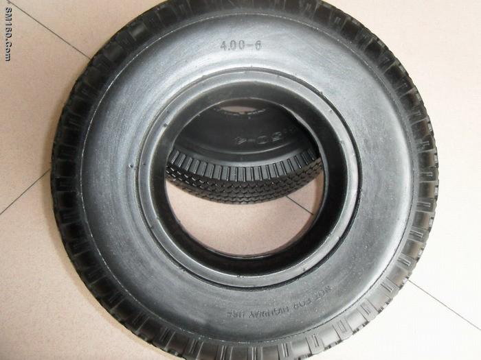 rubber-wheel tyre