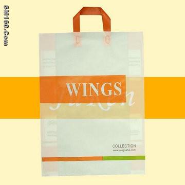 pe handle bag,shopping bags, pe print bag
