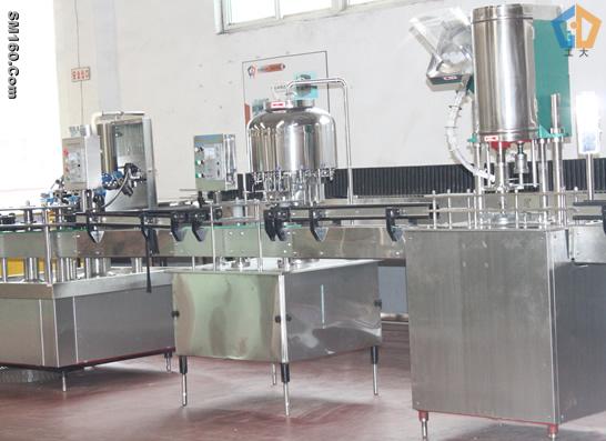 Pressure filling line