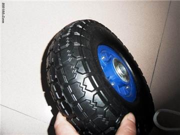 pu filled rubber wheel wheel