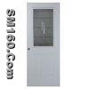 steel glass door