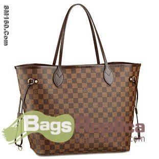 Damier Canvas Neverfull MM N51105