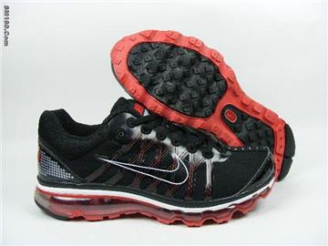 NK men shoes airmax 2009 black and red---free shipping