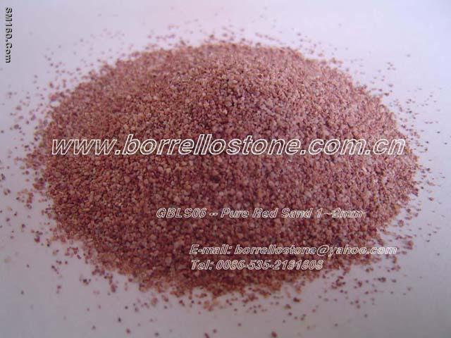 Sell colorful sand for ground coating