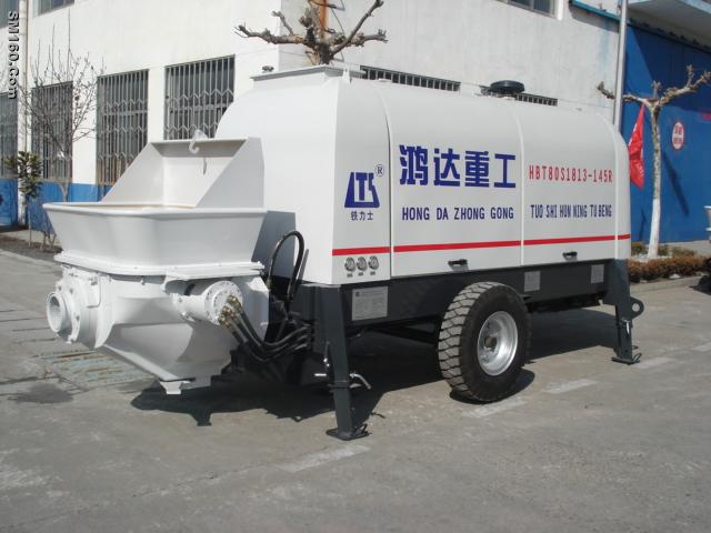 trailer concrete pump