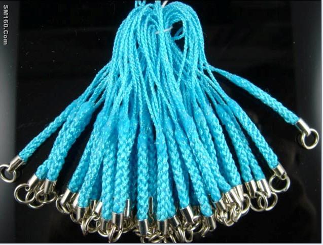 Supply environmental mobile rope, mobile phone hang rayon rope, lumino