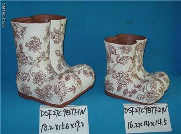 christmas ceramic flower pot