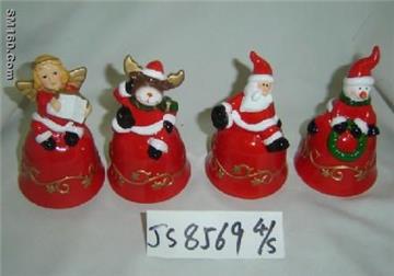 christmas ceramic decorate the bell,wholesale price