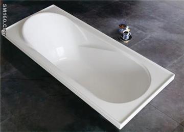 built-in bathtub