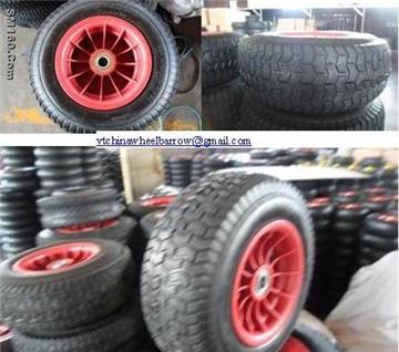 pneumatic rubber wheel 16