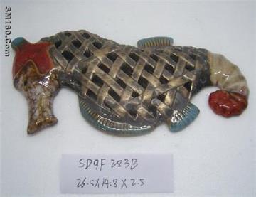 Christmas Ceramic Seahorses gold,cheap price