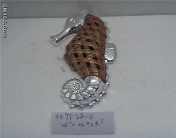Christmas Ceramic Seahorses gold and silver,Wholesale price