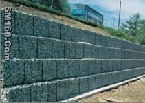 Gabion wall