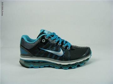 wholesale Women NK shoes airmax 2009 black and blue