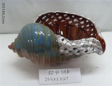 Christmas Craft Ceramic conch,Cheap wholesale