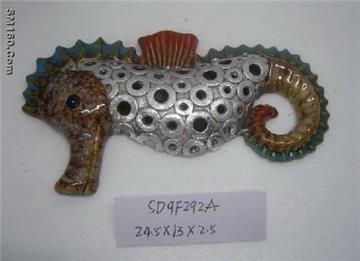 Christmas Craft Ceramic seahorses,Cheap wholesale