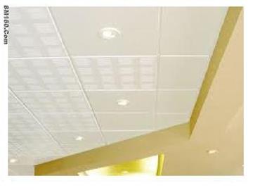 PVC gypsum ceiling.