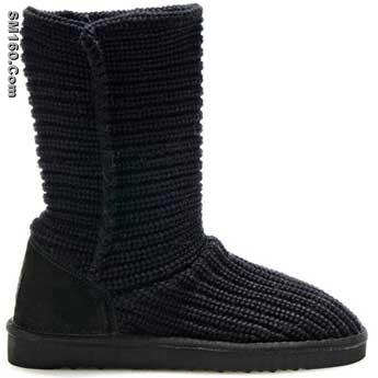 chocolate ugg weave boots