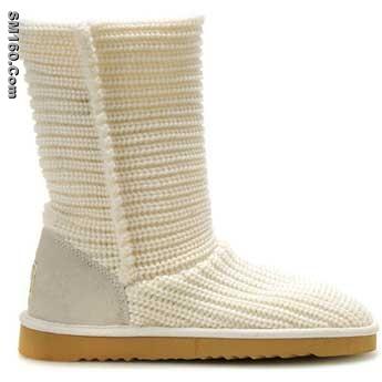 white ugg weave boots