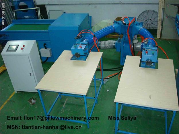 Pillow filling machine