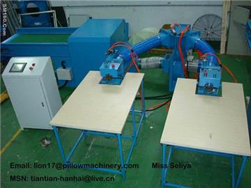 Pillow filling machine
