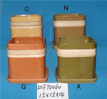 christmas gift ceramic cute flower pot