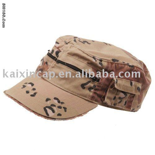 Zippered Enzyme Army Cap