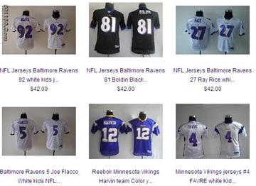 Kid's nfl jerseys 2010-2011 season