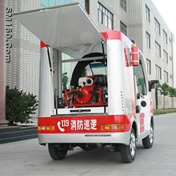 china electric fire engine car