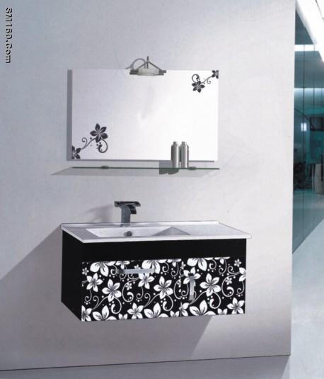 Offers stylish bathroom cabinet