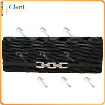 Fashion evening bag with silver bucklesEBF005