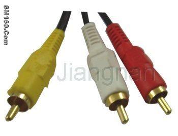 Rca cable(3 rca plug) in china