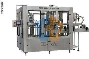 Pressure filling capping 3-in-1 machine