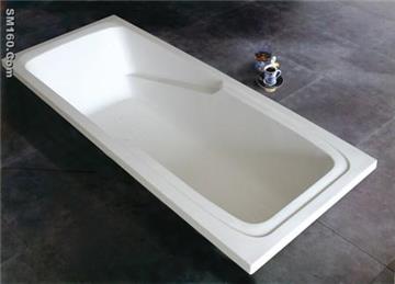Built in bathtub
