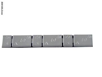 Zinc adhesive wheel weights