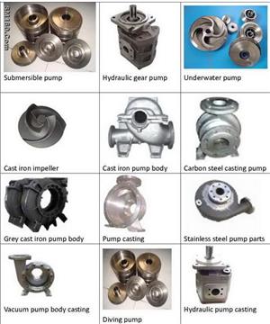 Pump casting parts