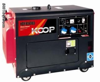 Silent diesel generator