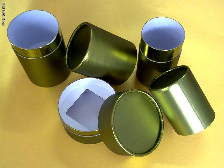 Paper round perfume box