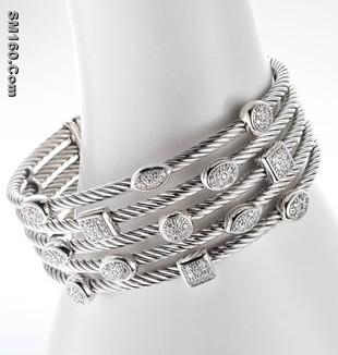 David Yurman 5 Row Confetti Ice Bracelet