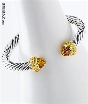 David Yurman 7mm Citrine Cable Candy Bracelet