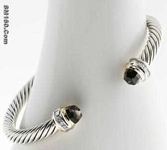 david yurman 5mm Smoky Quartz Silver Ice Bracelet