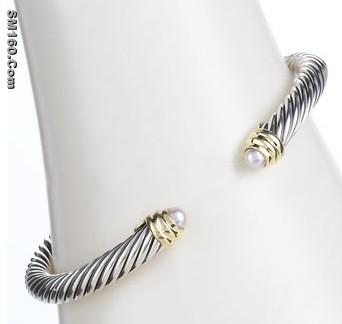 David Yurman 5mm Pearl Cable Classics Bracelet 