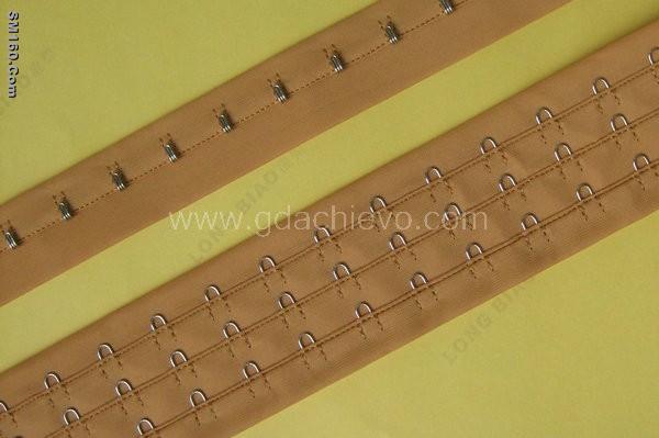 Sell 4-stitch 3 rows uncut bra hook and eye taep