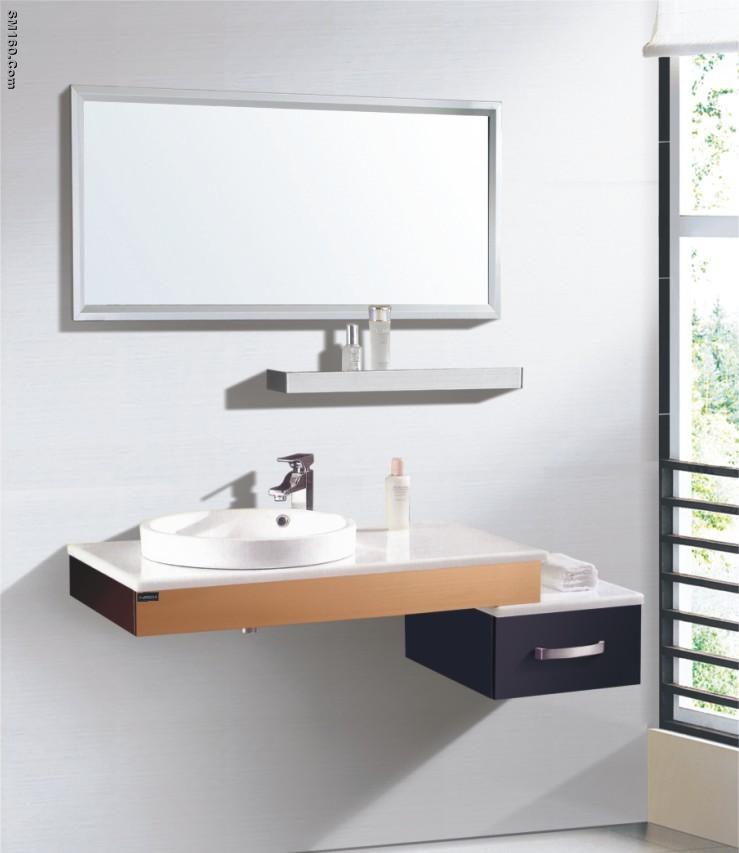 Provide simple stainless steel bathroom cabinet