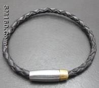 Leather bracelets and charms