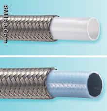 Fiber-reinforced rubber hose